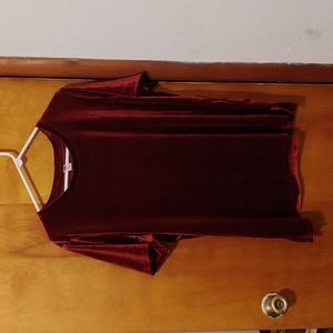 Old Navy Red Velvet Tee XL